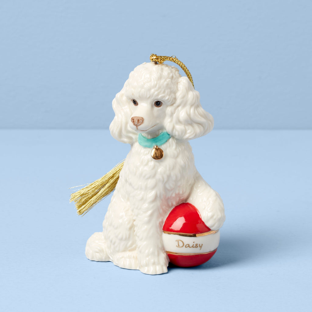 Personalized Poodle Ornament