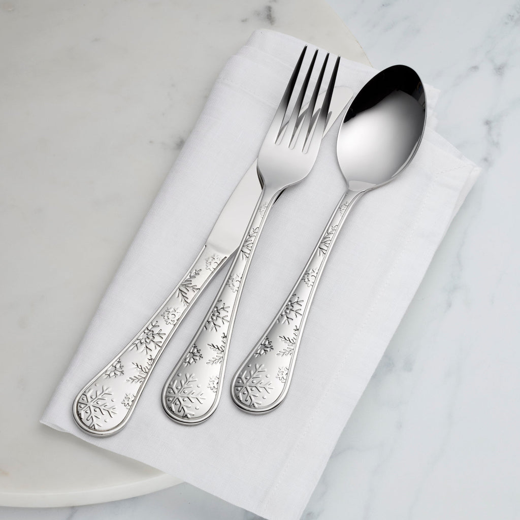 Snowflake Wishes 12-Piece Flatware Set