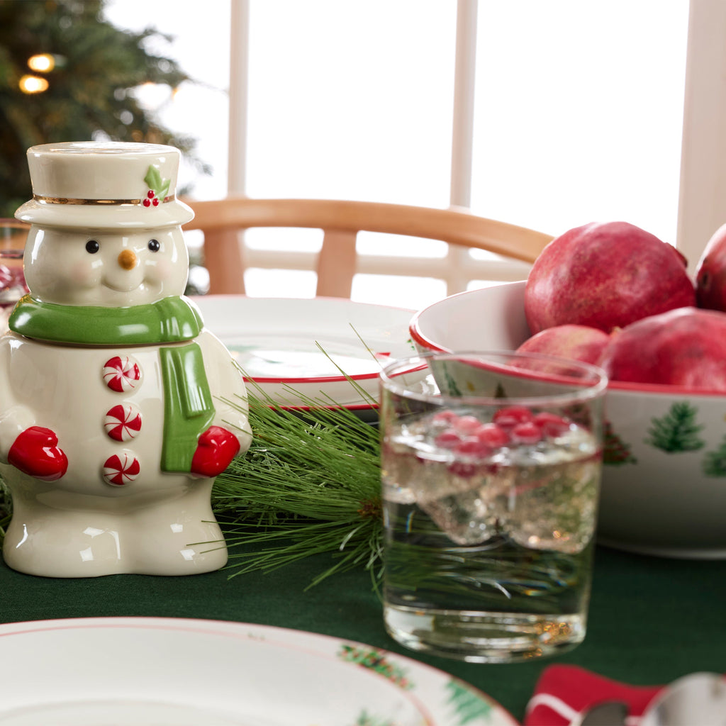 Merry & Bright Stackable Clear Tall Glasses, Set of 6