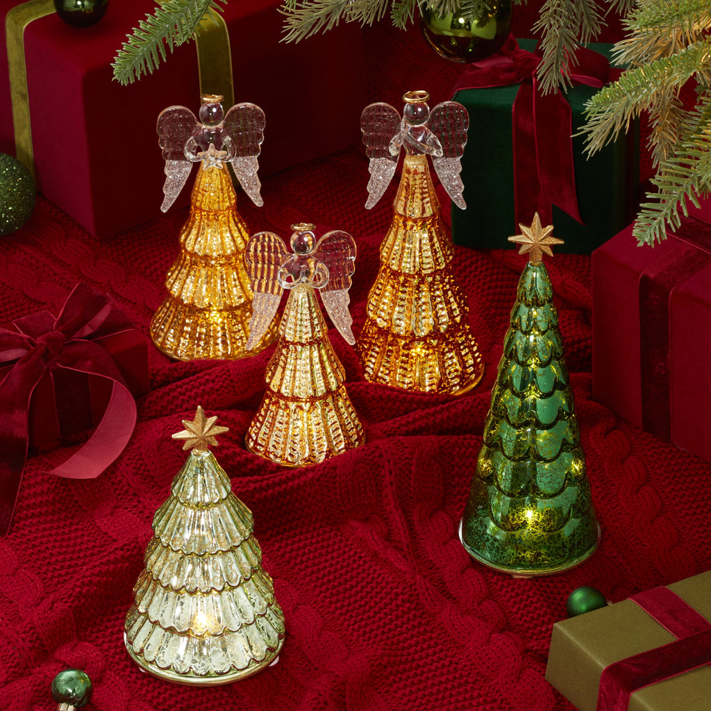Radiant Light Lit Pine Tree