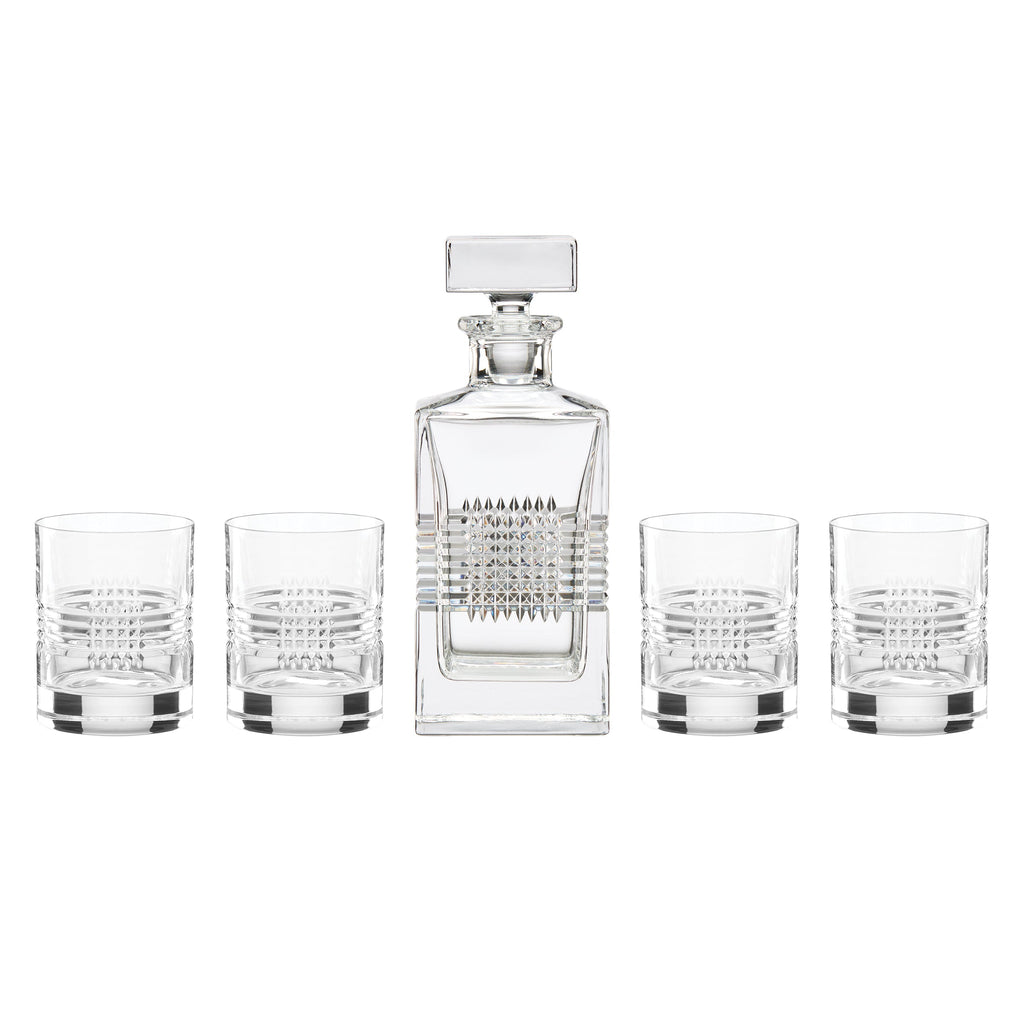 Sloane Crystsal 5-Piece Whiskey Set