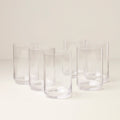 Tuscany Stackable Glass Coolers, Set of 6