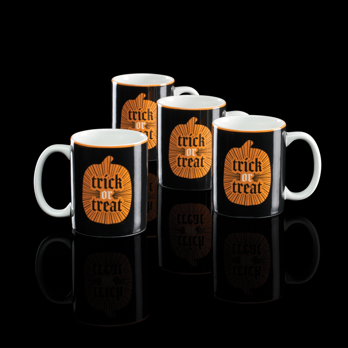 Vintro Halloween Mugs, Set of 4