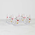 Snoopy Valentine's Day Tumblers, Set of 4