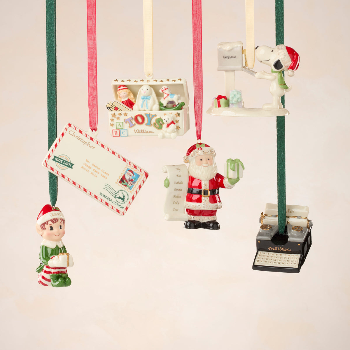 Personalized Typewriter Ornament