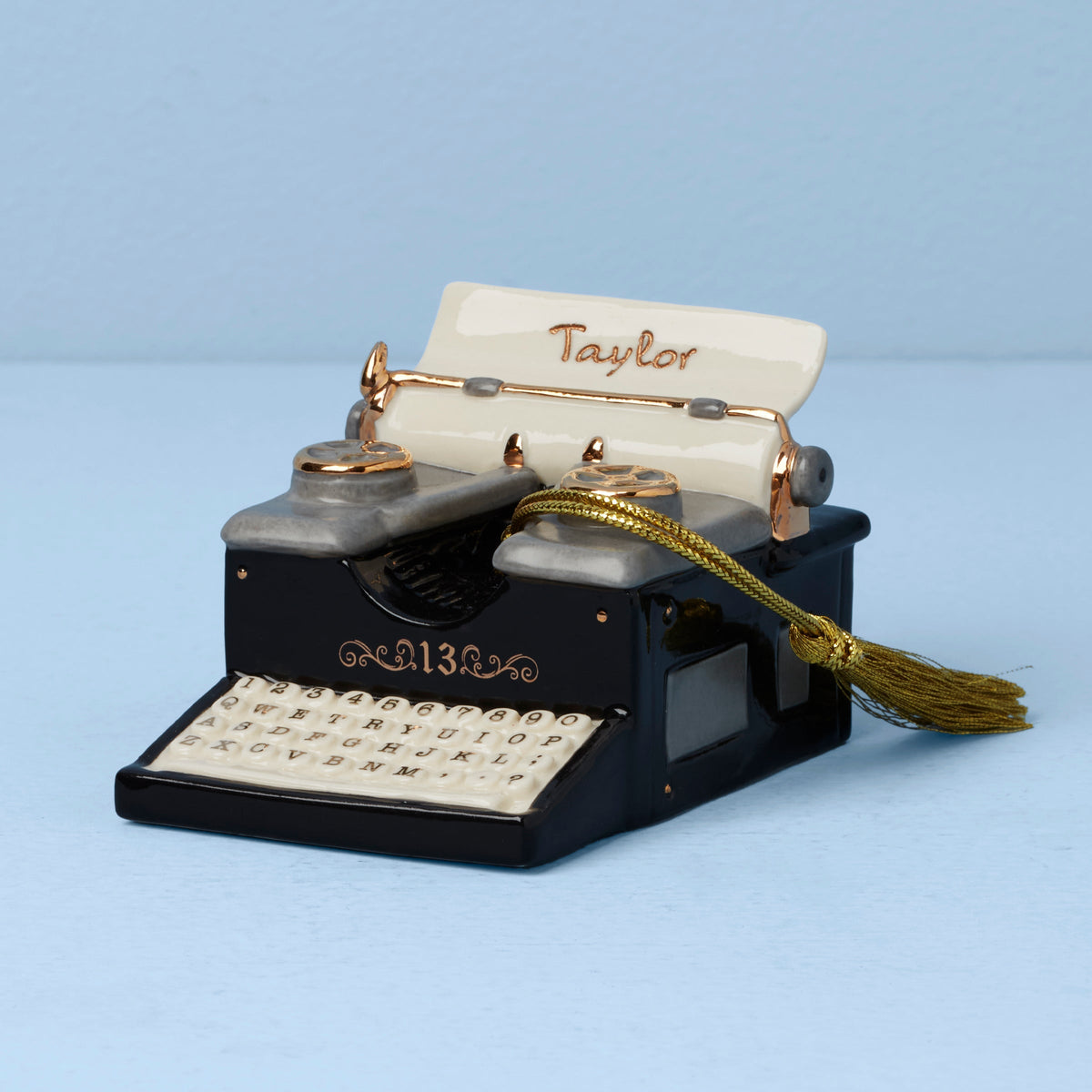 Personalized Typewriter Ornament