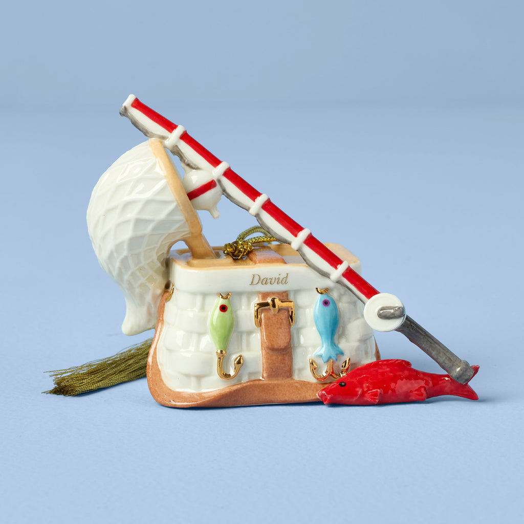 Personalized Gone Fishing Ornament