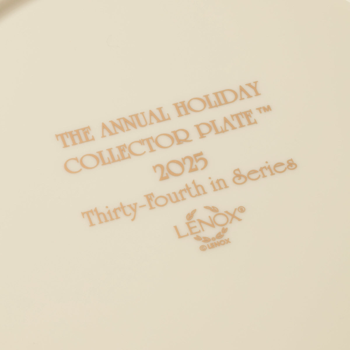 2025 Annual Holiday Plate Night Snow