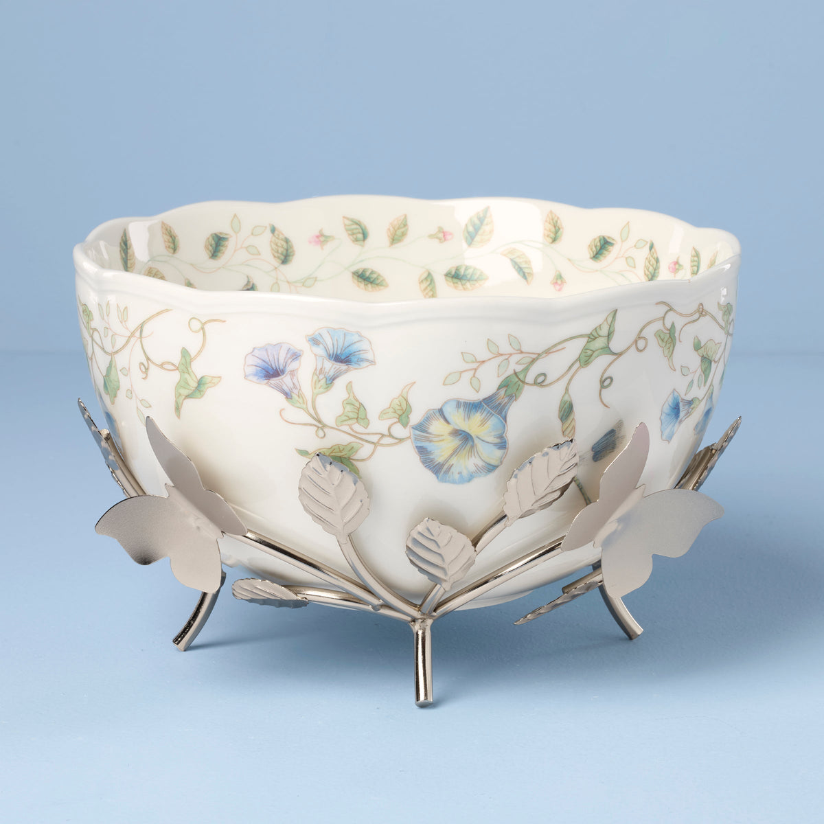 Butterfly Meadow 25th Anniversary Bowl with Stand
