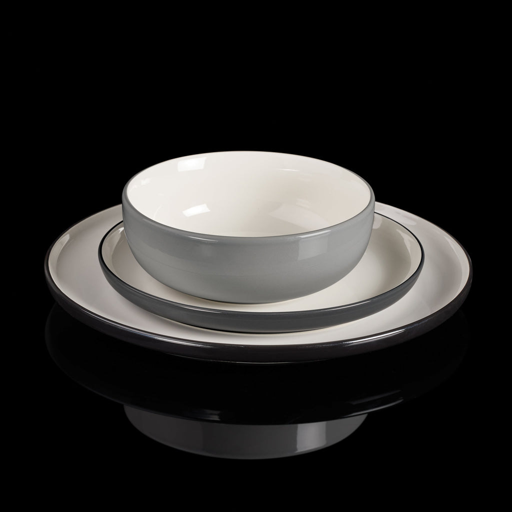 24 Seven Colors Pumice 12-Piece Dinnerware Set