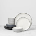 24 Seven Colors Pumice 12-Piece Dinnerware Set
