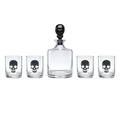 Vintro Halloween Skeleton 5-Piece Whiskey Set