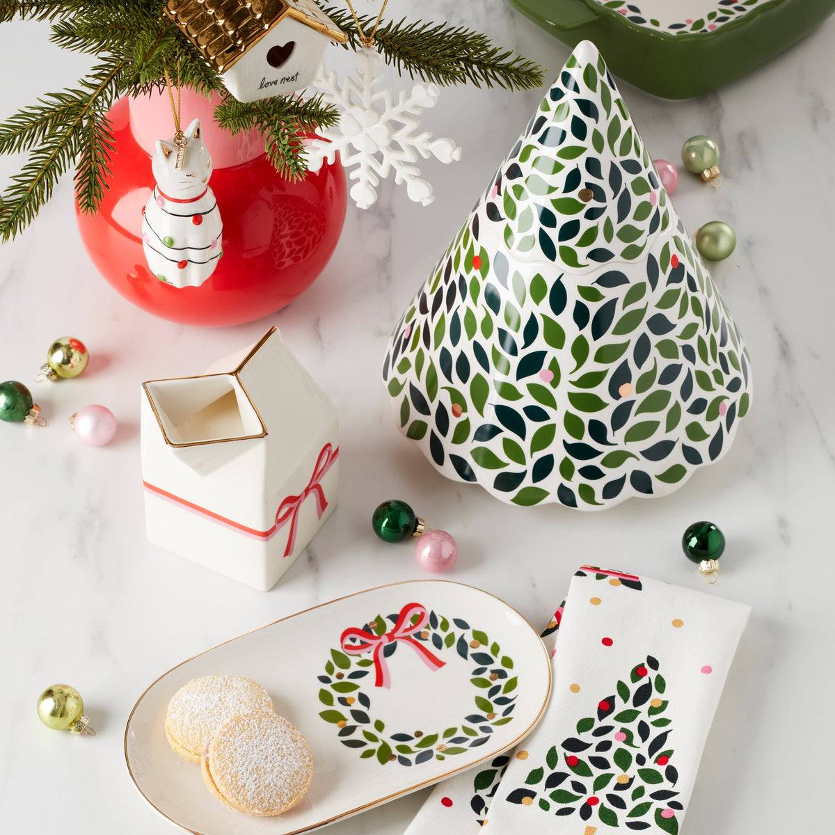 Evergreen Treat Jar