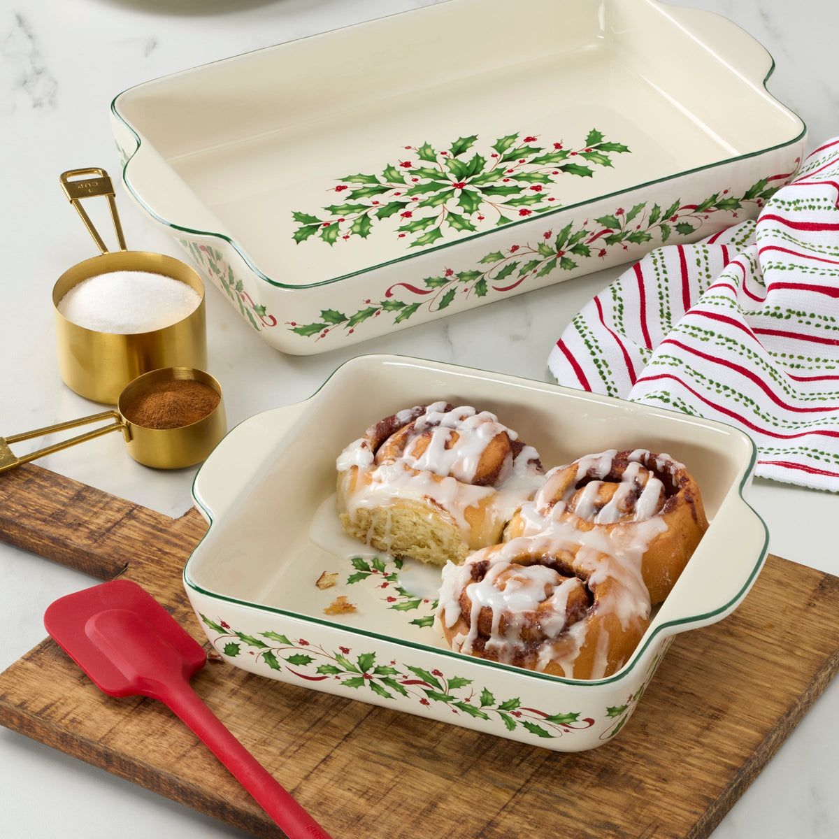 Holiday Square Baking Dish
