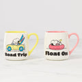 Peanuts Mugs Road Trip-Float On, Set of 2