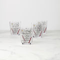 Make Merry Double Old-Fashioned Glasses, Set of 4