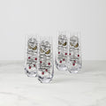 Make Merry Stemless Flute Glasses, Set of 4