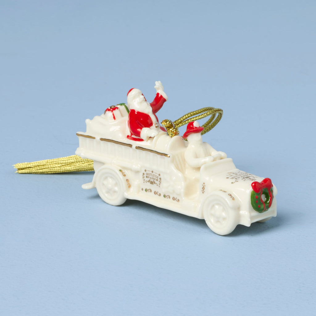 Mistletoe Park Fire Truck Ornament