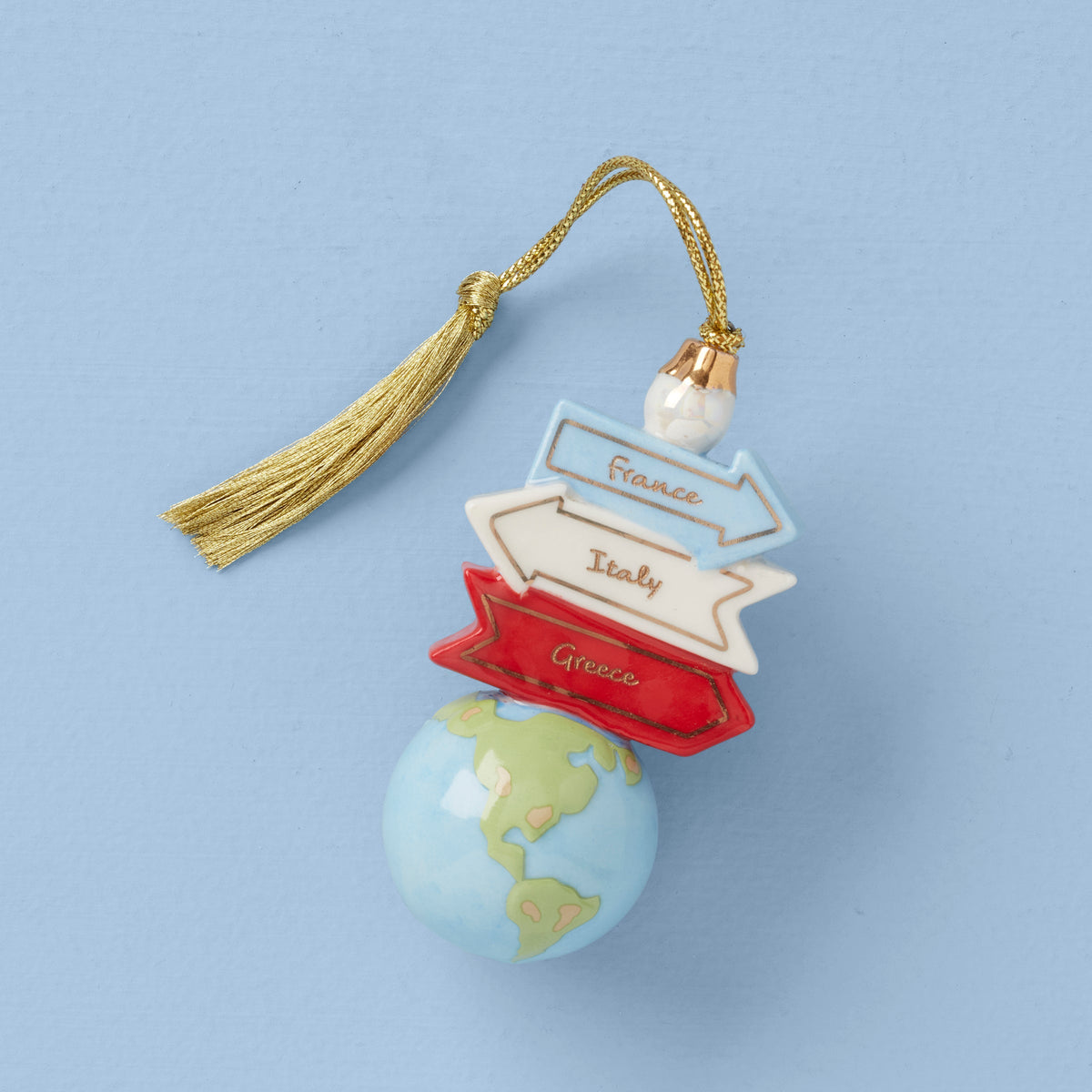 Personalized Travel Ornament