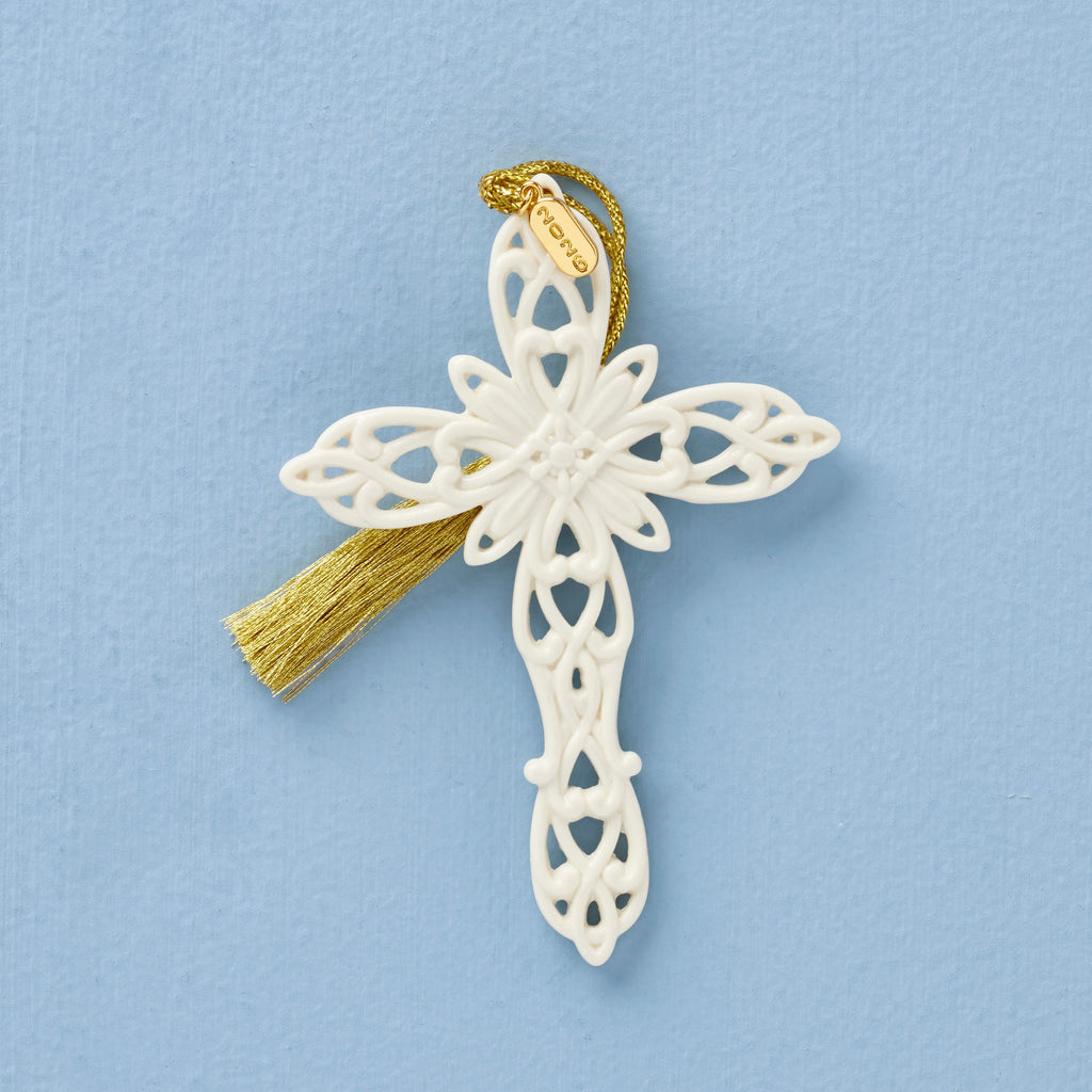 2026 Snow Fantasies Cross Ornament