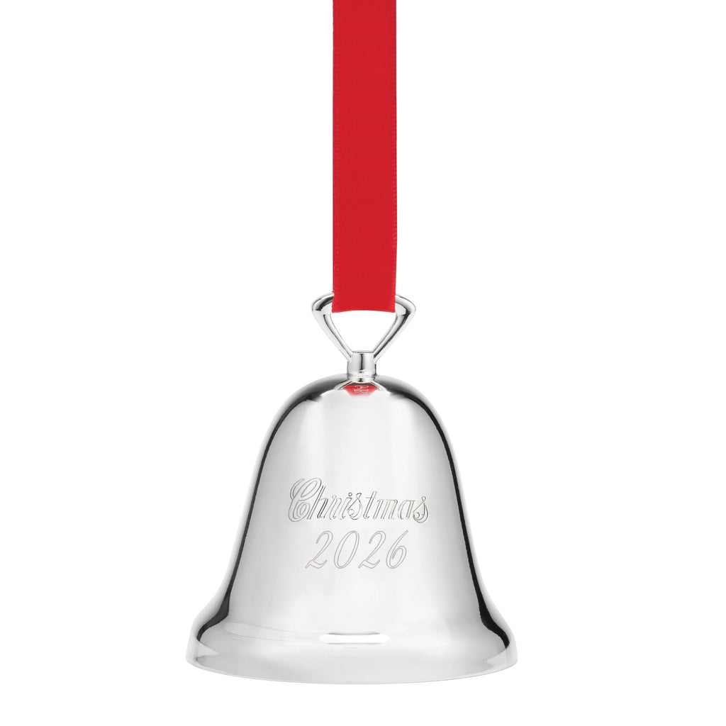 2026 Silverplate Christmas Bell Ornament