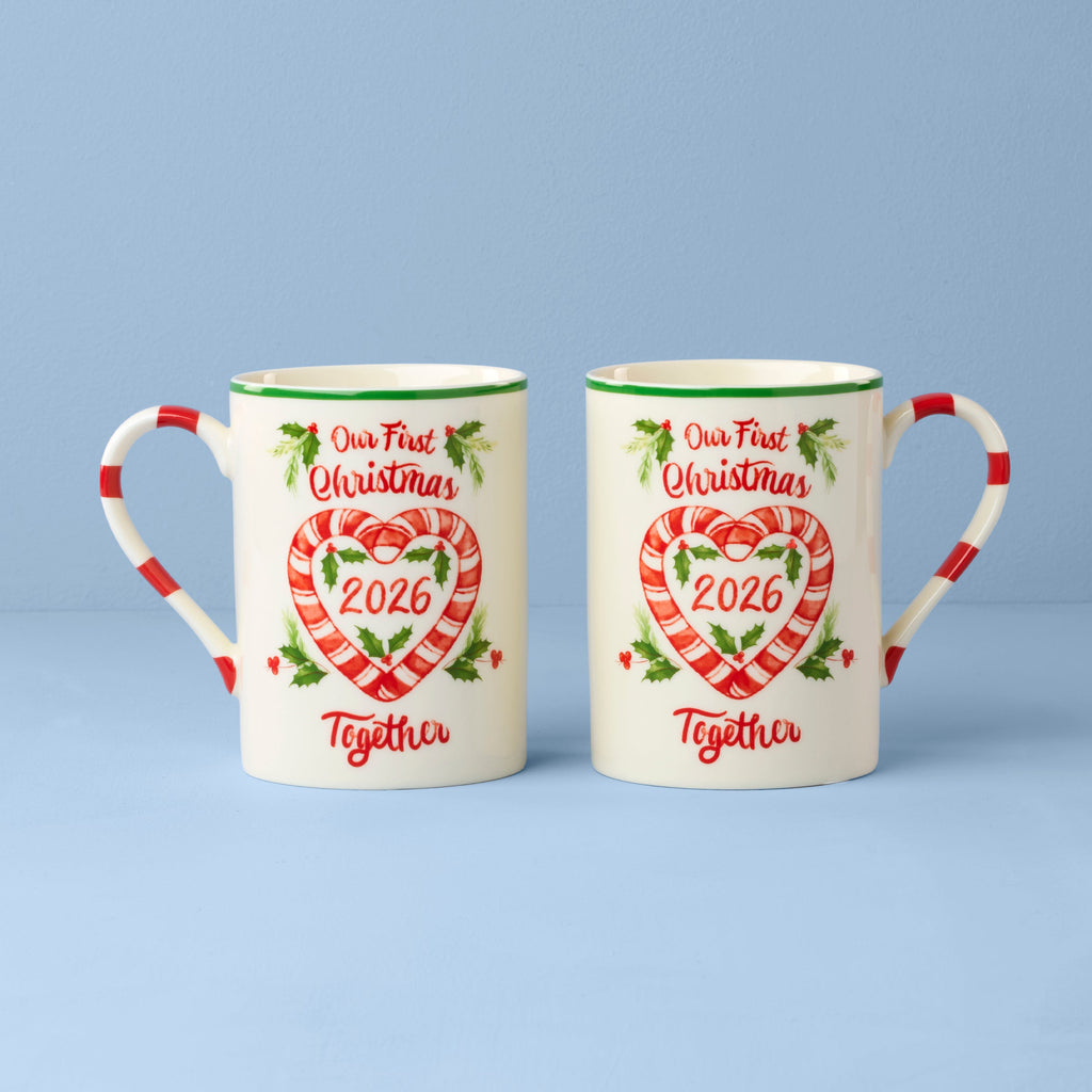 Holiday Our First Christmas Together 2-Piece Mug Set