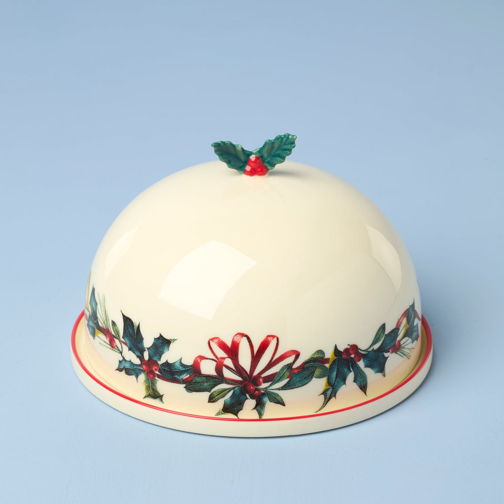 Winter Greetings Small Covered Dish