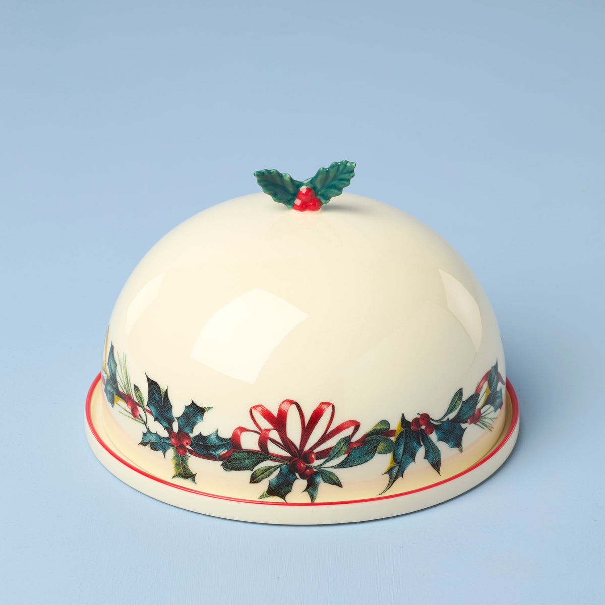 Winter Greetings Small Covered Dish
