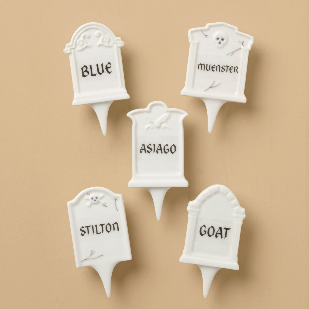 Headstone Cheese Markers 5 Piece Set