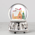 Winter Traditions Gingerbread House SP Musical Snow Globe