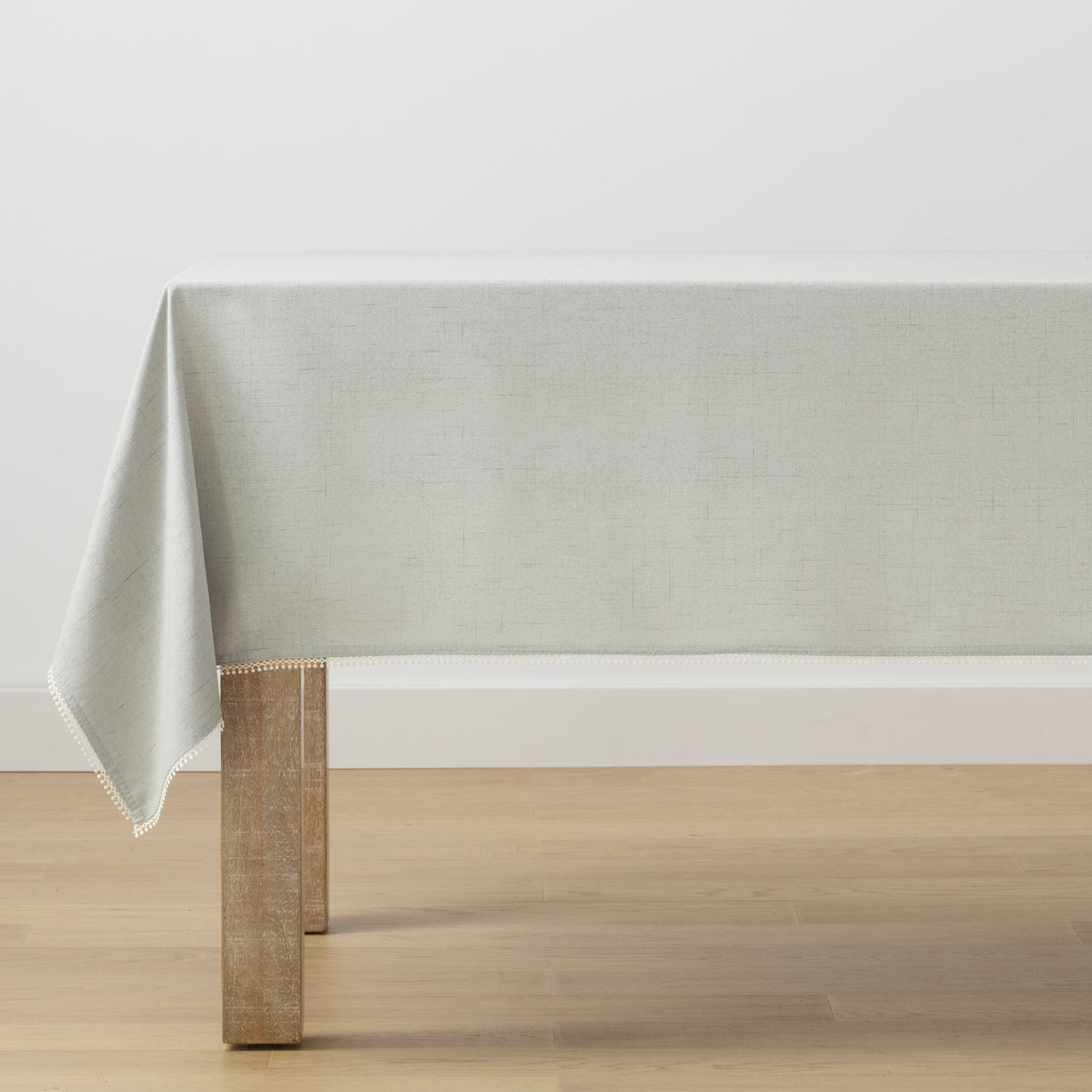 French Perle Solid Dove Grey 60x120 Tablecloth