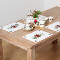 Winter Greetings Cardinal Cork Placemats, Set of 4