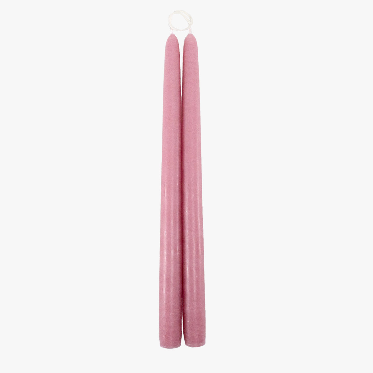 Dripless Vintage Rose 12" Taper Candles, Set of 2