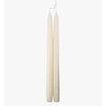 Dripless White 12" Taper Candles, Set of 2