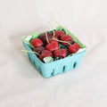 Dark Red Cherry Beeswax Birthday Candles