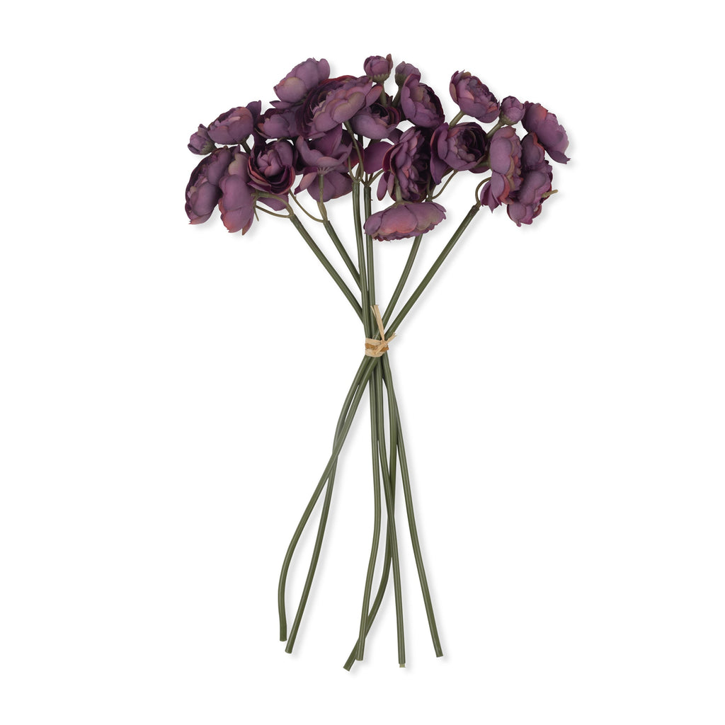 Artificial Purple Ranunculus Bunch