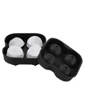 Black Round Silicone XL Ice Mold
