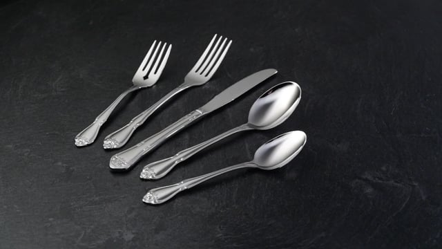 True Rose Salad Forks, Set of 4