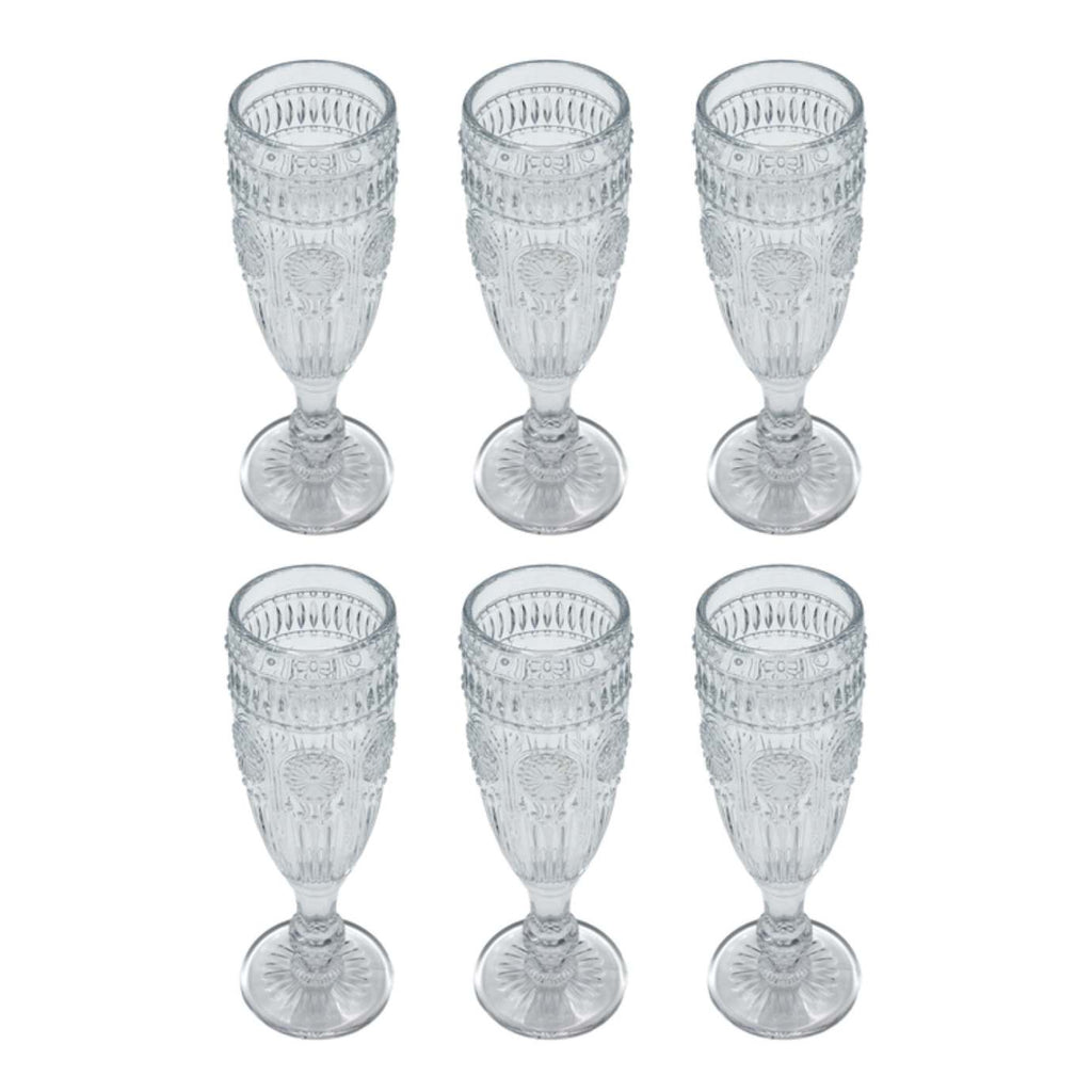 Fiesta Flutes, Set of 6