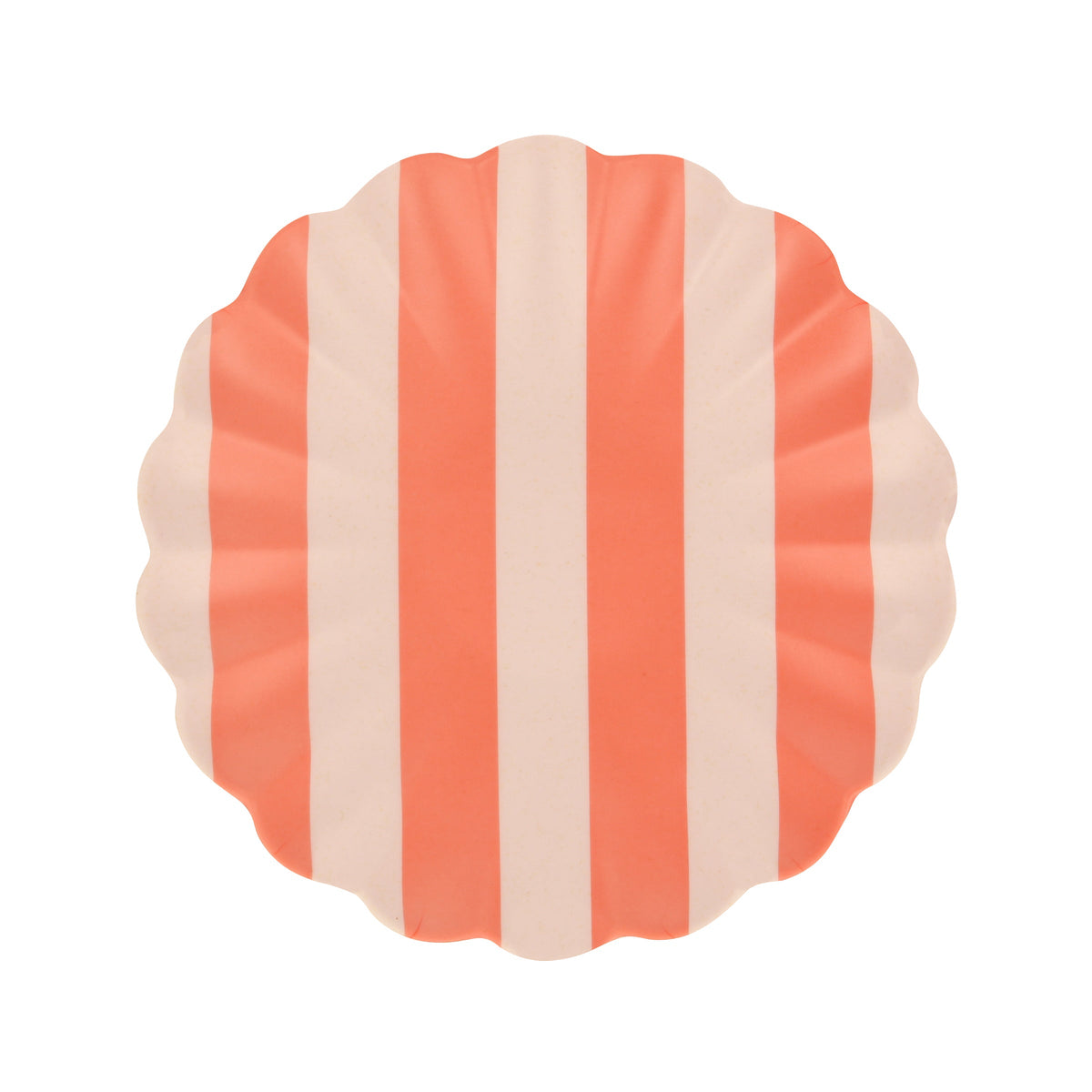 Stripey Assorted Bamboo Small Plates, Set of 6