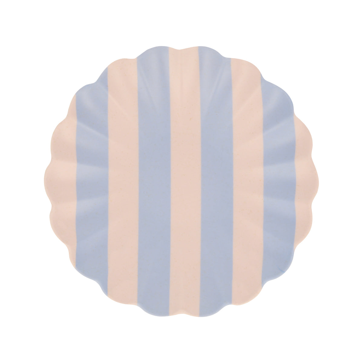 Stripey Assorted Bamboo Small Plates, Set of 6
