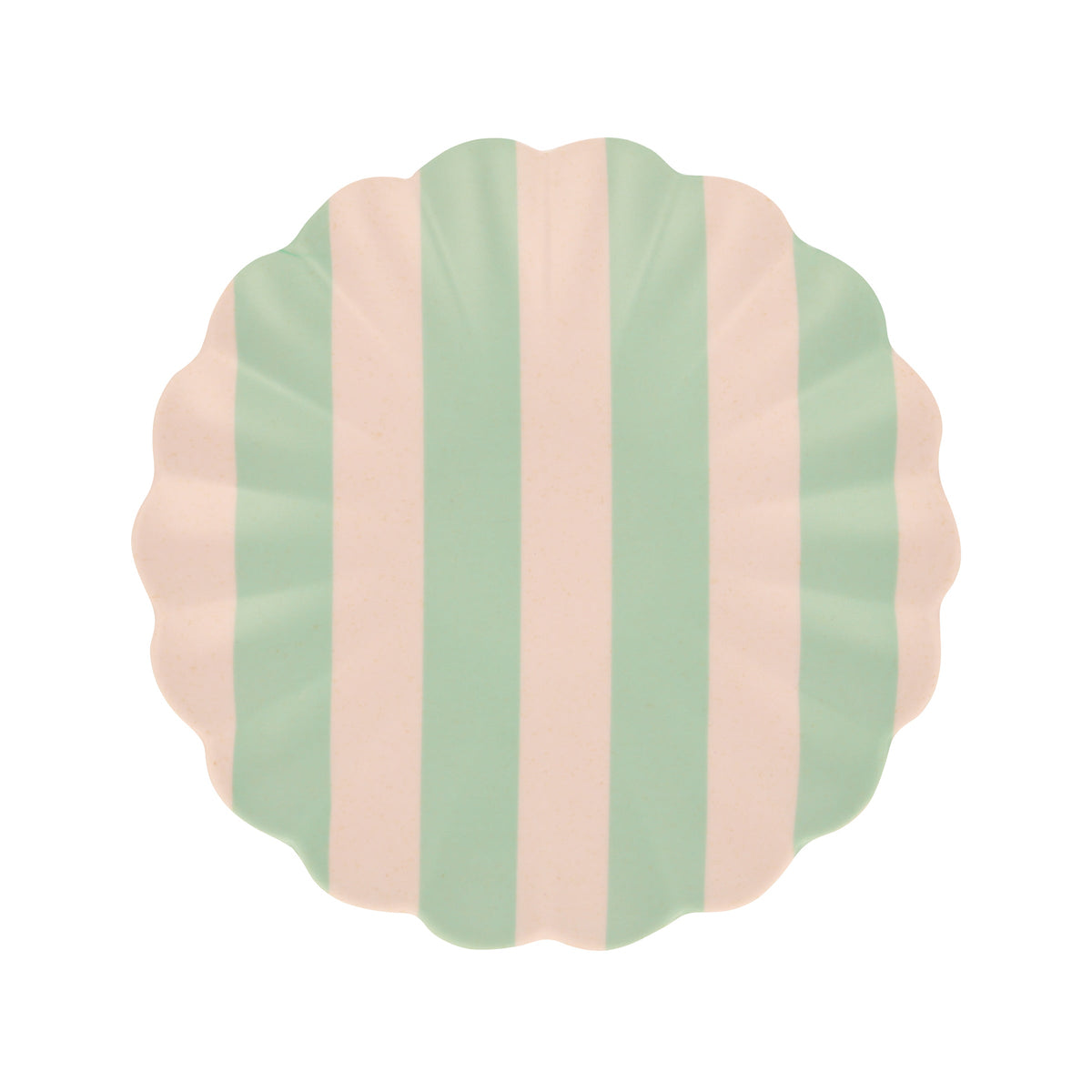 Stripey Assorted Bamboo Small Plates, Set of 6