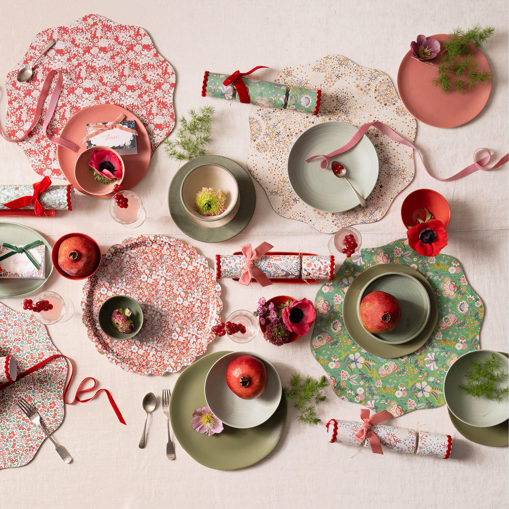Meri Meri x Liberty Red June's Meadow Small Tray