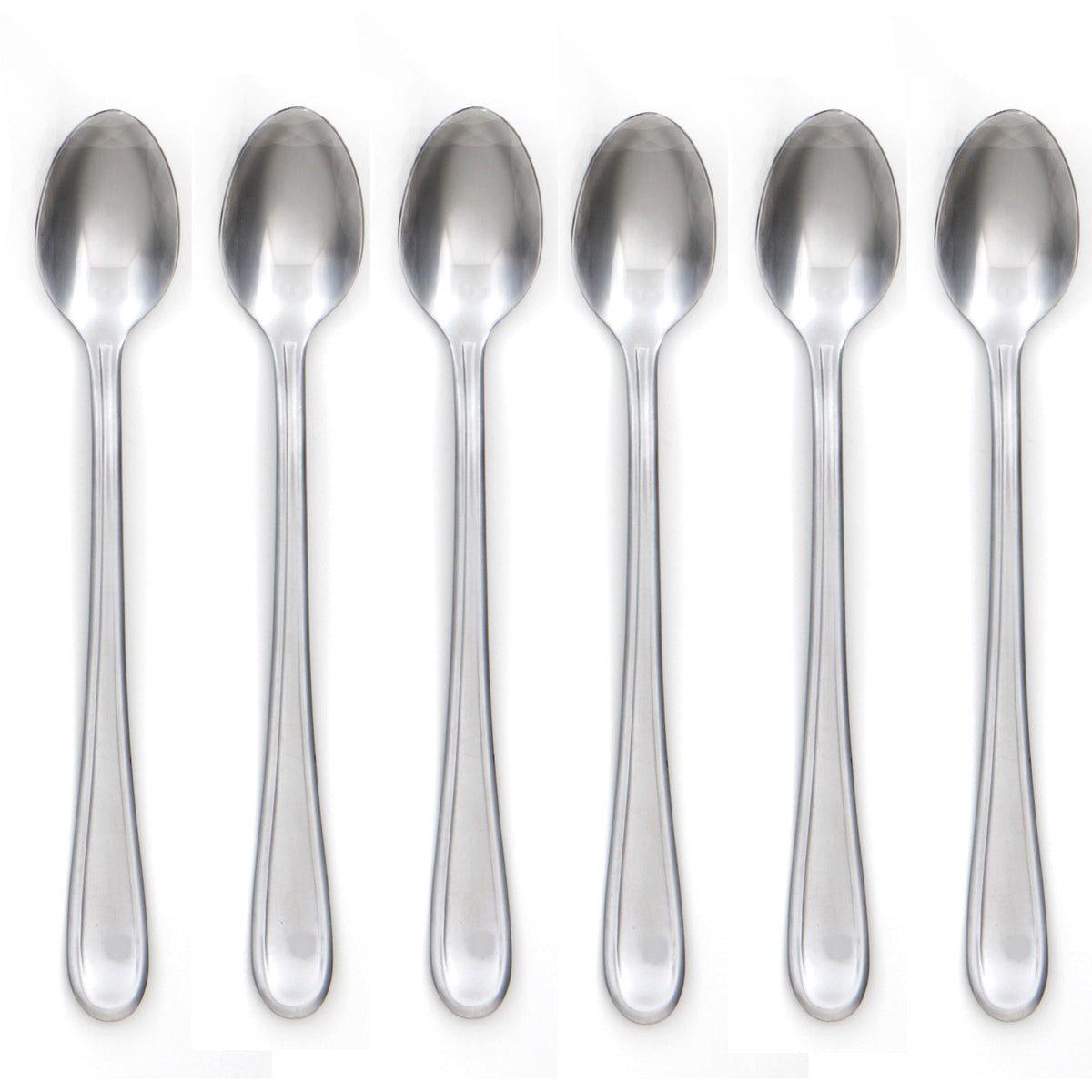 Malibu Satin Iced Tea Spoons, Set Of 6