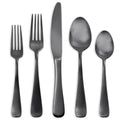 Opera Black Titanium 30-Piece Flatware Set