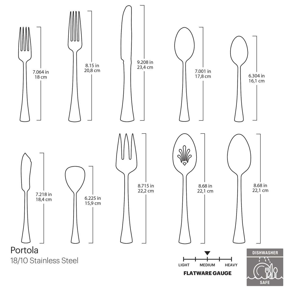 Portola 65-Piece Flatware Set
