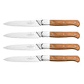 Argent Lynden Olive Wood Steak Knives, Set of 4