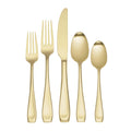Moda Champagne Satin 20- Piece Flatware Set