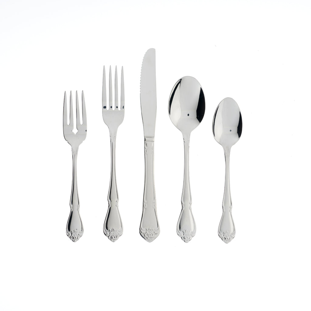 True Rose 20-Piece Flatware Set